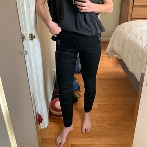 Hudson jeans Stark Moto Pant in black